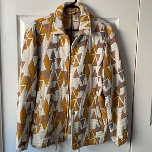 GEOMETRIC JACQUARD JACKET (ZARA)